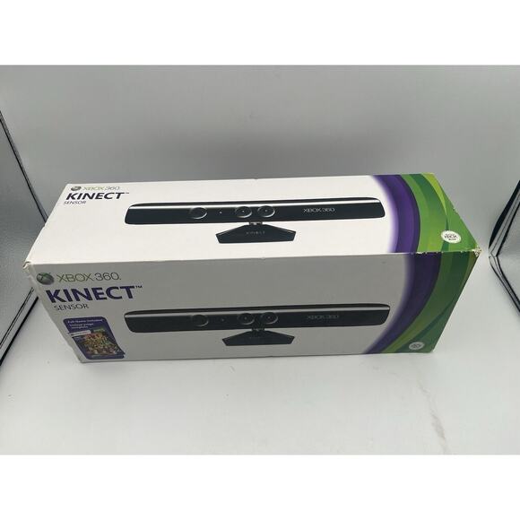 Microsoft Xbox 360 Kinect Sensor - CIB Complete Nice Box Tested - Picture 1 of 10
